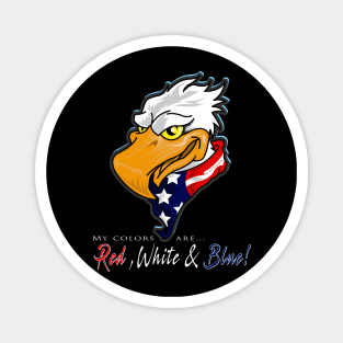 My colors...Red, White & Blue Magnet